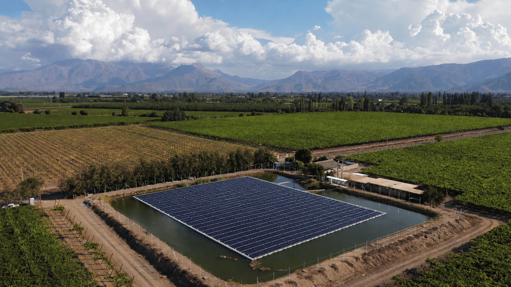 Planta solar tipo Plantas solares flotantes